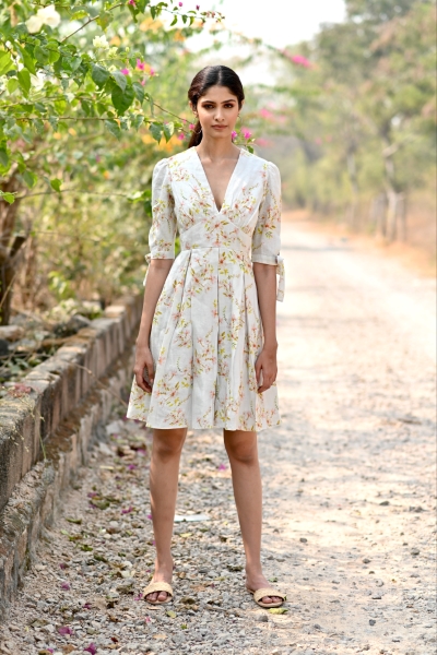 Olivia Hemp Dress made in certified eco-friendly fabric